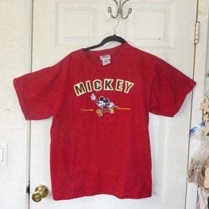 Embroidered Mickey Mouse and name T shirt From Disneyland Resort Womans size L